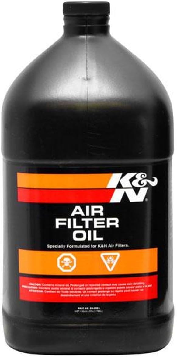 K&N Air Filter Oil: 1 Gallon; Restore Engine Air Filter Performance and Efficiency, 99-0551