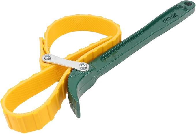 Tofficu 1Pc Non Skid Oil Filter Wrench Durable Belt Type Tool for Easy Removal of Oil Filters Tight Spaces Compatible with Cars Trucks and Farm Equipment