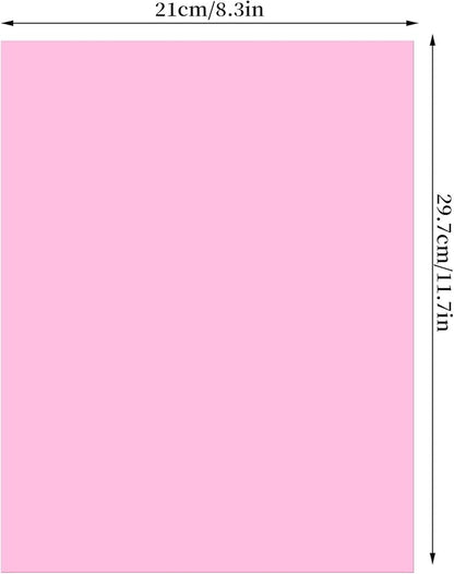 Lystaii 9pcs Gel Light Filter Color Correction Colored Overlays Transparent Film Lighting Gel Filter Plastic Sheets Correction 11.7 by 8.3 Inches for Film, Video, Photo, Stage (Pink)