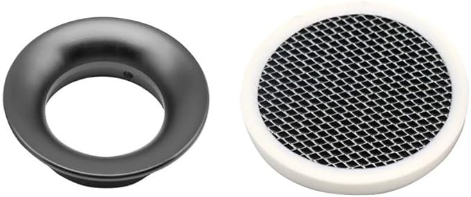 Carburetor Velocity Stack Air Filter Cleaner 55mm Modified Alloy with Sponge Filter Steel Mesh for PWK32-34mm Shortest Fast Intake Suggest Small Displacement (Titan New,55mm)