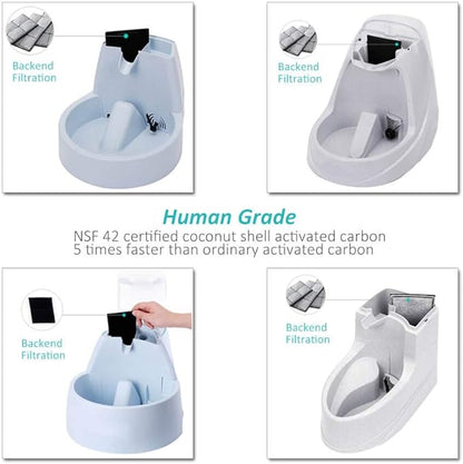 Water Fountain Filters Compatible Replacement for Drinkwell Platium Pet Dog Cat Fountain Premium Charcoal Filters 12 Pack