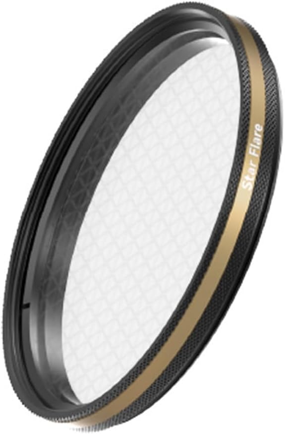 Fotorgear Camera Lens Filter,67mm Universal Phone Polarizer Filter Professional Photography for Camera Lens 67mm Clip On Filters CPL ND Black Mist Gold Streak for iPhone Xiaomi Huawei(Star Flare)