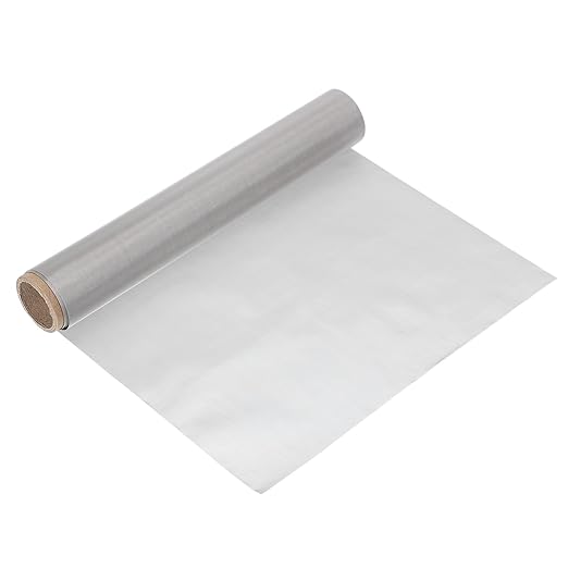 uxcell 500 Mesh 79" x 12" Woven Wire Mesh, 304 Stainless Steel Air Vent Filter Screen, Window Screen Mesh for DIY Projects Vents Cover Filtration Animals Fence