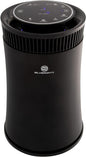 Air Purifier for Home Large Room – 5-in-1 HEPA Filter System, Covers Up to 500 Sq Ft for New Home for Allergies, Pets, Smoke, Remove Dust & Odor, Quiet, High Filtration Efficiency – SILVERONYX, Black