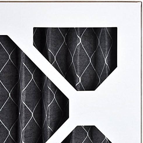 AIRx ODOR 16x25x1 MERV 7 Carbon Pleated Air Filter - Made in the USA - Box of 6