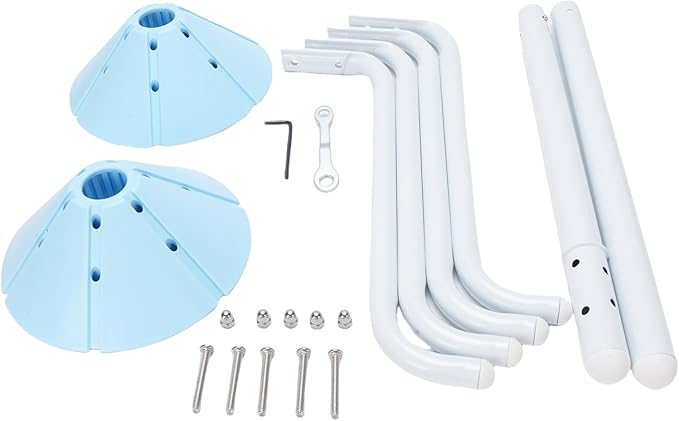 Pool Filter Cleaner Stand, Stainless Steel Rotating Pool Filter Cleaner Tool for Cartridges, with for Swimming Pool Filtration System