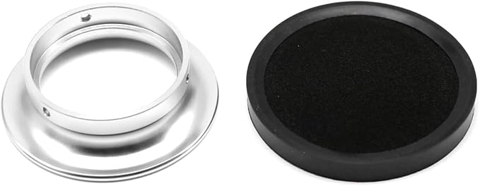 Carburetor Carb Velocity Stack Air Filter Cleaner Modified Trumpet Aluminum Alloy with Sponge Filter Steel Mesh for PWK 21-30mm Short Fast Intake Suggest for Small Displacement (Silver, 50mm)