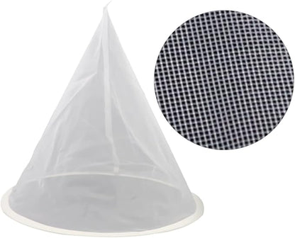 2pcs Fine Gauze Honey Strainer Mesh Filter Net for Home Kitchen Use Reusable and Easy to Clean for Filtering Honey and Waste Water Bar Restaurant
