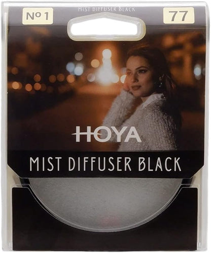 Hoya 67mm Mist Filter Black Diffuser No. 1 - Black Mist Filter for Camera Lenses - Soft Diffusion Effect for Portrait Photography & Cinematic Look, Reduces Contrast & Softens Wrinkles