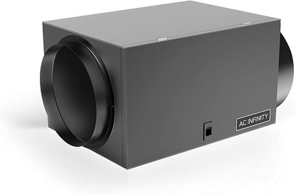 AC Infinity Inline Filter Box 10" with High Efficacy Filter, Whole House HVAC Filtration Kit, Fits 10-Inch Inline Duct Fans for Fresh Air Intake and Ventilation