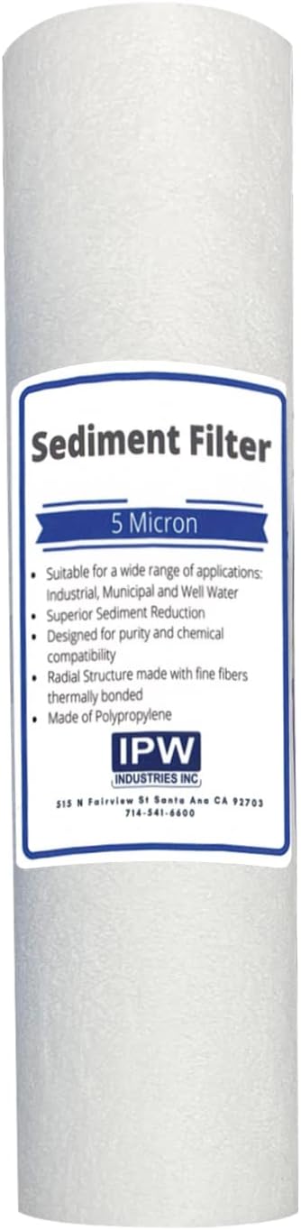 Compatible Replacement Pre-Filter Set For ROES-50, ROES-PH75, ROES-PHUV75, ROES-UV75-SS and ROES-UV75 Essence Series Reverse Osmosis Water Filter System Stage 1-3