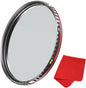 X4 CPL 58mm Circular Polarizer Filter - Schott B270 - MRC16 - Nano Coating - Weather Sealed - 25 Year Support by Breakthrough Photography
