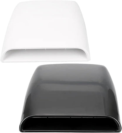 Universal Auto Engine Cover Hood Scoop Vent Car Bonnet Air Intake Inlet 4x4 Offroads Accessories Tuning Compatible For Honda Jazz Decorative(White)