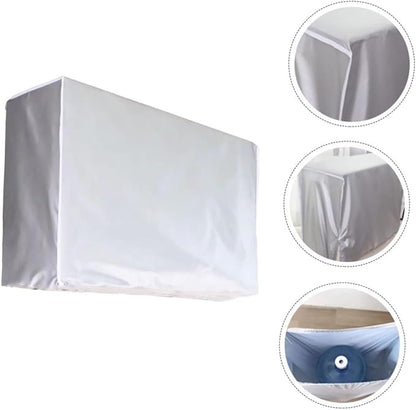 Happyyami Air Conditioner Hood Air Conditioner Cover Weatherproof Easy to Clean 100x80x41cm