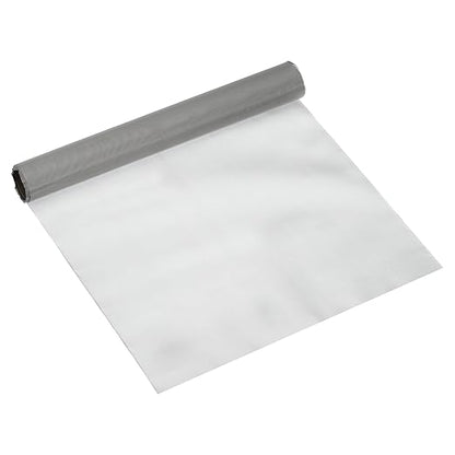 PATIKIL 40" L x 10" W Woven Wire Mesh, 400 Mesh 316L Stainless Steel Air Vent Filter Screen for Window Security Vent Cover Filtration Animals Fence