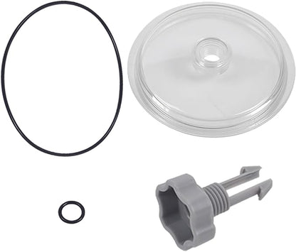 Filter Pump Cover - Trap Lid Replacement Part, Pool Pump Housing Cap with s | Valve Seal Container Cover, Sturdy Filter Trap Protector for Swimming Pools, Sand Filtration Units, Backyard Setup