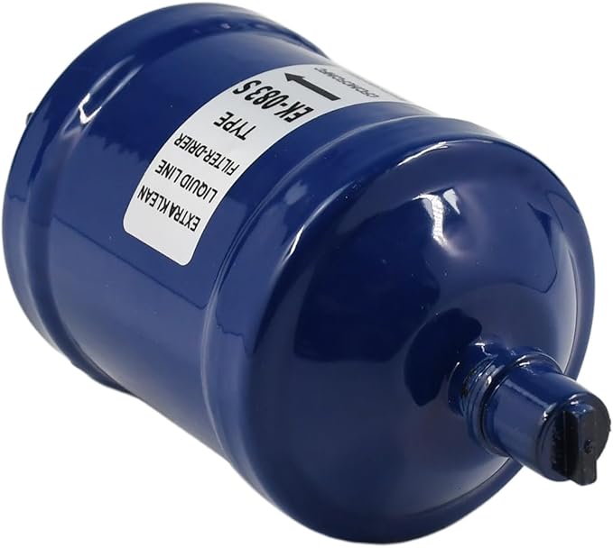 Refrigerant Filter Dryer Liquid Line Filter Drier 3/8 IN Sweat SDML-083S Compatible with HFC CFC HCFC Straight Cool Air Conditioner From 1 to 5 Tons, Widely use in Refrigeration and Heating Systems