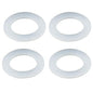 4PCS 110mm (4.33") Silicone Sealing Gaskets - Leak-Proof Washers for Kitchen Sink Drain, Waste Pipe & Inclined Sliding Joints