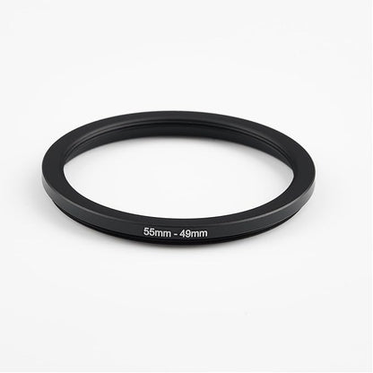 55mm to 49mm Step-Down Ring Filter Adapter,for All Brands UV ND CPL, Metal Ring Step-Down Rings Adapter Filter (55mm-49mm)