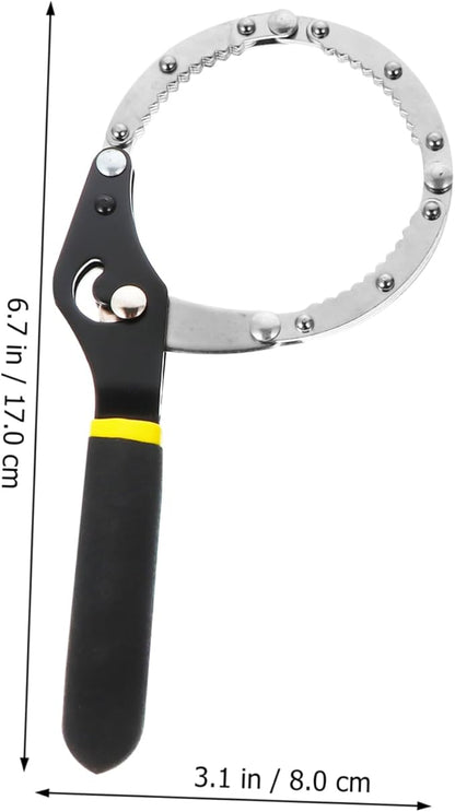 2Pcs Adjustable Oil Filter Wrench for Trucks and Farm Equipment Tool for Easy Removal of Tough Oil Filters Tight Spaces