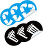 GLEAVI 1Set Waste Sorting Stickers Self Adhesive Garbage Bin Decals for Waste Management Home Office Waste Container Labels