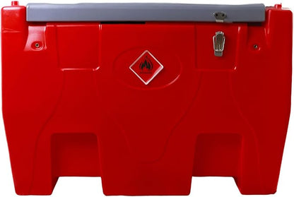 Portable Diesel Only Fuel Storage W/12V Pump 10.6 GPM Flow Rate, Auto Nozzle,13ft Hose,Water Filter,58 Gallon Heavy-Duty PE Transfer Container for Truck Bed,On-Site Refuel Equipment Fueling