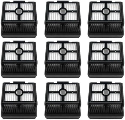 Scrubber Wiper Filter Soft Brush Wet and Dry Vacuum Cleaner Spare Part，Compatible for Dreame， M13 / H13 Accessories(FILTER-9PCS)