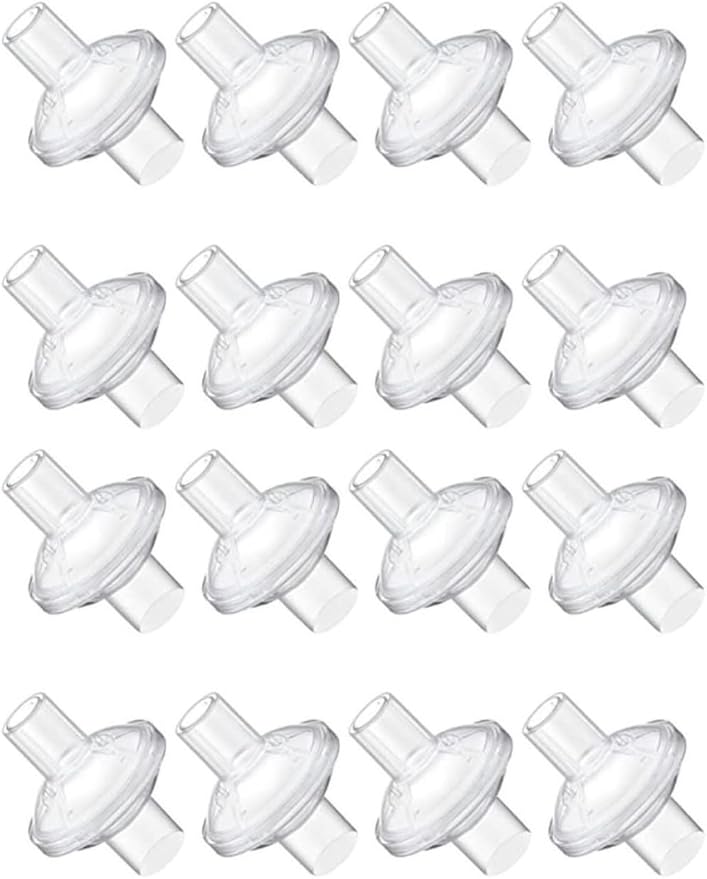 Universal CPAP Inline Filter, CPAP Air Filter for ResMed AirSense 11/AirSense 10/Philips Respironics DreamStation 2, Hose Filter for CPAP Supplies, BIPAP Supplies (16)