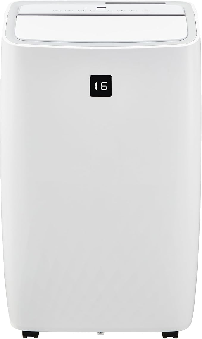 Portable Air Conditioners, 12000 BTU Portable AC for Rooms Up to 550 Sq.Ft. 3-In-1 AC with Fast Cooling, Dehumidifier & Three Speed Fan, 24H Timer/Remote Control/Quiet, White LED Control Panel