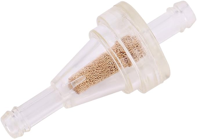 10 Pcs Motorcycle Gas Inline Fuel Filters, Oil Filtering Part Fit For 1/4 Inch Hose, Universal Fuel Filtration System for Lawn Mowers, Tractors, Generators, High Performance Engine