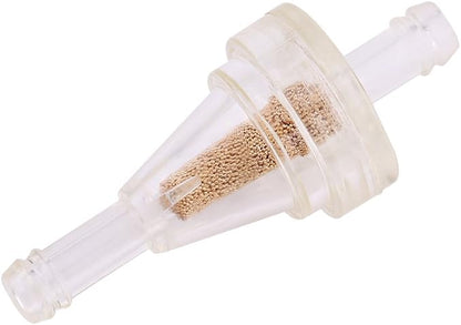 10 Pcs Motorcycle Gas Inline Fuel Filters, Oil Filtering Part Fit For 1/4 Inch Hose, Universal Fuel Filtration System for Lawn Mowers, Tractors, Generators, High Performance Engine
