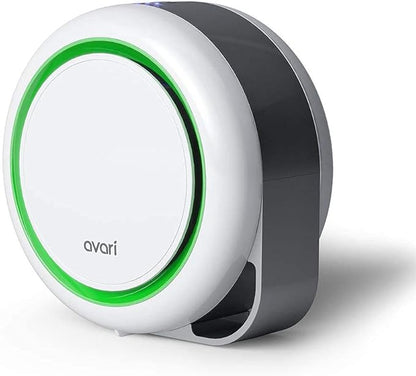 AVARI™ 525 Green Desktop Personal Air Purifier made in Korea. Filtering Personal Breathing Zone. Ultra Quiet Electro-Static Filters to 0.1 Micron