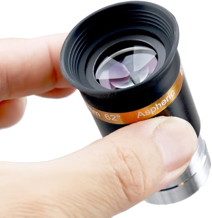 Wide Angle Aspheric Eyepiece Set - 1.25 inch - Upgraded with Soft Eyecup [4mm, 10mm, 23mm]