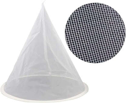 Practical Mesh Honey Strainer Gauze Filter Net Honey Sieve Strainer Reusable Home Kitchen Tools