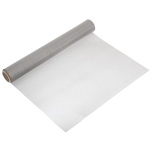 uxcell 120 Mesh 79" x 16" Woven Wire Mesh, 304 Stainless Steel Air Vent Filter Screen, Window Screen Mesh for DIY Projects Vents Cover Filtration Animals Fence