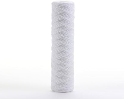Smart Pack, GE FXWSC Compatible Universal Whole House Sediment String Wound Water Filter Cartridge - 10 micron