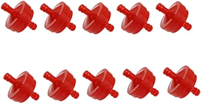 10 Pack 298090 Fuel Filter Replace for BS 298090 298090S 5018 Toro 42-5240 56-6360 John Deere AM107314 LG298090 LG298090S PT4265 Lawn Mower Fuel Filter