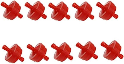10 Pack 298090 Fuel Filter Replace for BS 298090 298090S 5018 Toro 42-5240 56-6360 John Deere AM107314 LG298090 LG298090S PT4265 Lawn Mower Fuel Filter