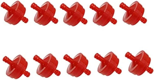 10 Pack 298090 Fuel Filter Replace for BS 298090 298090S 5018 Toro 42-5240 56-6360 John Deere AM107314 LG298090 LG298090S PT4265 Lawn Mower Fuel Filter
