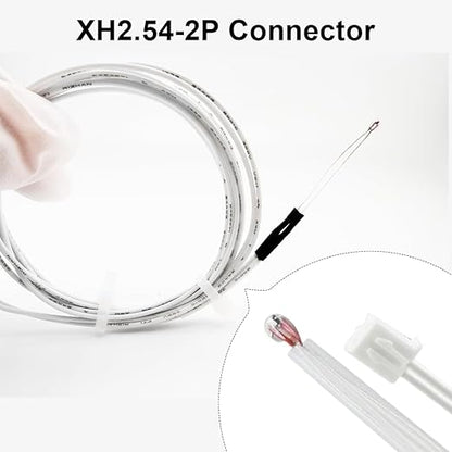 5Pcs Ender 3 Pro Thermistor Upgrade, Ender 5 Thermistor, 3D Printer ohm NTC 3950 Thermistor 100K Glass Bead Thermistor Use for Creality Ender 3/Ender 3 V2/Ender 3 Neo,Ender 5 Pro/Plus, Voxelab Aquila,
