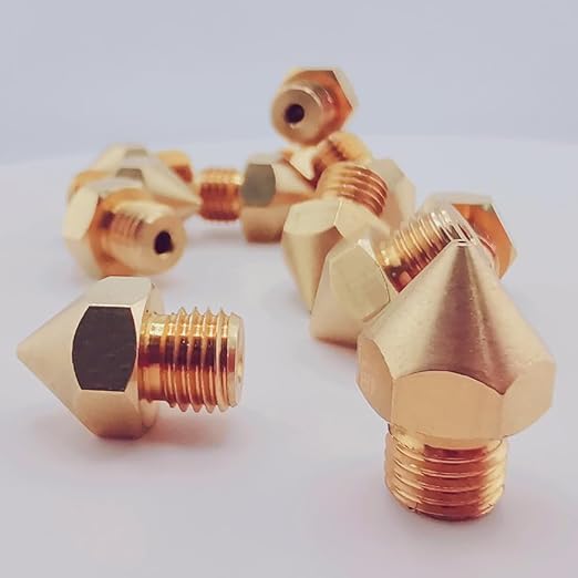 12Pcs CR-10S Pro Nozzles 0.4mm, M6 CR-10S Pro 3D Printer Nozzles,CR-10S Pro Hotend Extruder Nozzles 0.4mm Only Compatible for Creality CR10S Pro Hotend 3D Printer Nozzle.