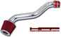 Short Ram Air Intake Kit & Red Filter Combo Compatible for 97-01 Honda Prelude (All Model) / 98-02 Accord L4 Engine