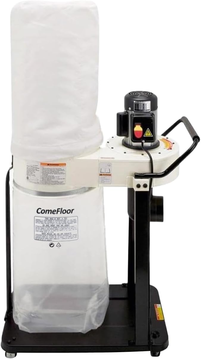 6.5Mil Clear Plastic Dust Collector Bags for Woodworking Dust Filter Drums and Systems, Upgraded Heavy-Duty Replacement Bags, 5-Pack