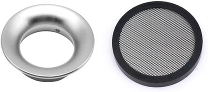 Carburetor Carb 40mm Velocity Stack Air Filter Cleaner Modified Trumpet with Sponge Filter Steel Mesh for VM22 PZ22 CT200U Shortest Fast Intake Suggest for Small Displacement (Silver,40mm)