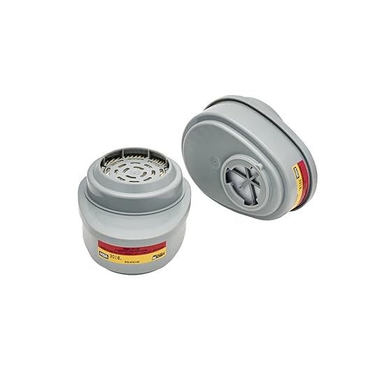 MSA 815364 Advantage Respirator Cartridge - Organic Vapor/Acid Gas/P100 (GMC: OV, CL, SD, CD, HC, HS), Quantity: 2 per Pack, Chemical & Combination Air-Purifying Respirator Filter
