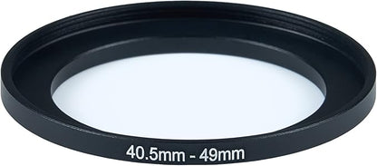 40.5mm to 49mm Step-Up Ring Filter Adapter for All Brands UV ND CPL Metal Ring Step-Up Rings Adapter Filter (40.5mm-49mm)