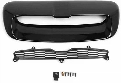 Car Bonnet Scoop Air Vent Intake Replacement Compatible For BMW And Mini R56 2007-2013 51132756095 51132757694 51232752275 Car Accessories(Bright Black)