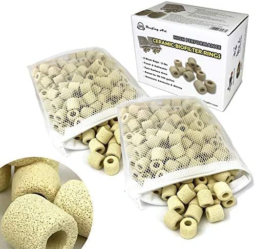 Ceramic Filter Media Bio Filter Rings 0.7lb / 2lb / 4lb / 8lb (8lbs)