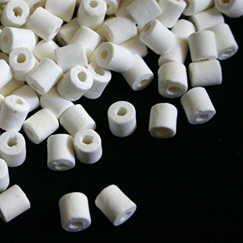 AQUACITY Premier Bulk Bio Ceramic Rings Filter Media for Aquarium Koi Fish Pond Reef Filter (10 Lbs)