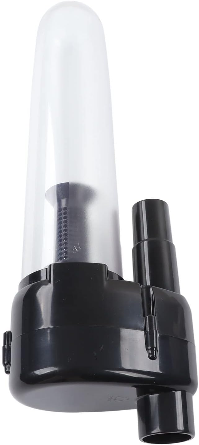 Vacuum Cleaner Dust Collector Filter, ABS Material with 2pcs Connectors for 32mm 34.5mm Hoses - Motor Protection, Easy Installation, Durable and Washable for Workshop Use